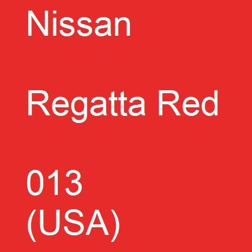 Nissan, Regatta Red, 013 (USA).